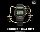 El Casio G-SHOCK x Hello Kitty DW-5600KT24-1 JR. (Fuente de la imagen: Casio)