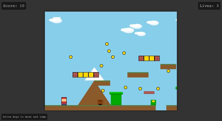 El agente Manus AI creó un videojuego funcional cuando se le preguntó "¿Puedes hacerme un juego de Super Mario pero al estilo Minecraft?" (Fuente de la imagen: Manus AI)