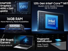 Las especificaciones del AceBook 8 de un vistazo (Fuente de la imagen: Blackview)