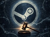 Se muestra la pancarta de la demanda antimonopolio de Valve