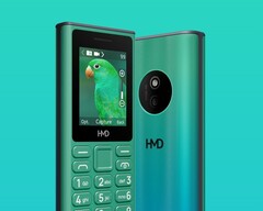El HMD 105 y el HMD 110 son teléfonos con funciones 2G, este último en la imagen. (Fuente de la imagen: HMD Global)