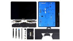 El MacBook Air M4 (en la imagen) parece ser totalmente similar al MacBook Air M3 en términos de diseño y reparabilidad. (Fuente de la imagen: iFixIt)