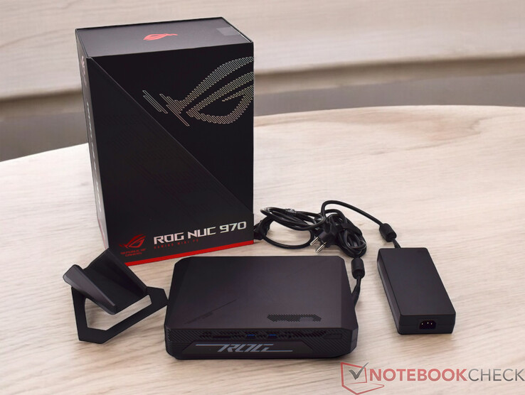 El alcance de la entrega de la Asus ROG NUC