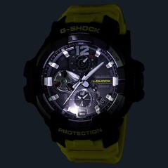 El Casio G-Shock Gravitymaster GRB300RY-1A9 tiene doble indicación horaria y carga solar. (Fuente de la imagen: Casio)