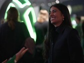 Una captura de pantalla de la directora ejecutiva de Xbox, Asha Sharma, durante una entrevista en BBC News