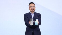 Zhao Ming presenta los últimos dispositivos con cámara de Honor. (Fuente: Honor)