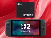 Switch 2 mostrado con memoria LPDDR5X