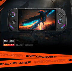 El ONEXPLAYER F1 Ryzen 7 8840U Edition está disponible en dos colores. (Fuente de la imagen: One-Netbook)