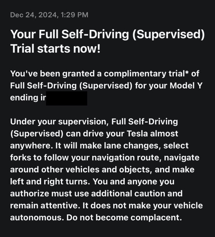 Oferta de prueba gratuita de FSD de Tesla para los actuales propietarios del Modelo Y