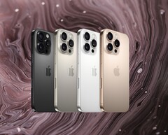 Los iPhone 16 Pro y Pro Max conservan el marco de titanio de sus predecesores. (Fuente de la imagen: Apple, Adrien Converse en Unsplash, editado)