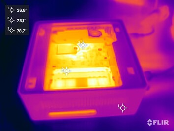 Las entrañas del PC durante la prueba de estrés