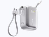 La versión de 20 000 mAh cuenta con dos cables USB-C integrados, al igual que el modelo de 10 000 mAh.