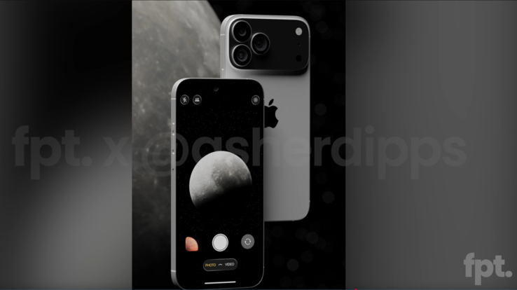 concepto de diseño del iPhone 17 Pro (fuente de la imagen: Jon Prosser en YouTube)