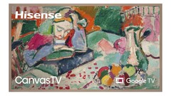 El televisor Hisense S7N CanvasTV sólo muestra obras de arte cuando detecta que hay alguien en la habitación. (Fuente de la imagen: Hisense)