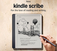 El Kindle Scribe 2024 tiene biseles blancos para un aspecto más limpio. (Fuente de la imagen: Amazon)