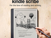 El Kindle Scribe 2024 tiene biseles blancos para un aspecto más limpio. (Fuente de la imagen: Amazon)