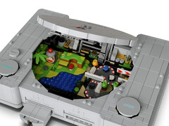 Set de construcción LEGO PlayStation con diorama de Ape Escape