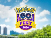 El material promocional oficial del Pokémon GO Fest 2026.