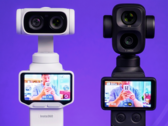 La Insta360 Luna Ultra junto a la Osmo Pocket 4P.