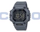 El modelo gris de la serie Casio AE-1600H - la Casio AE-1600H-8BVCF - tiene una pantalla LCD invertida. (Fuente de la imagen: Casio - editado)