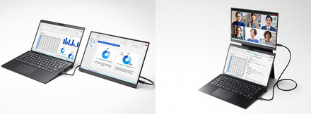 Diferentes configuraciones (Fuente de la imagen: Vaio)