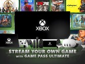 Se muestra el banner de la retransmisión en la nube de Xbox Game Pass Ultimate