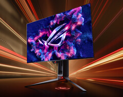 El ROG Swift OLED PG27AQDP no tiene un acabado de pantalla brillante. (Fuente de la imagen: ASUS)