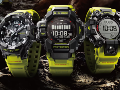 De izquierda a derecha, Casio G-Shock GR-B300RY-1A9, GPR-H1000RY-1A9 y el GW-9500MRY-1A9. (Fuente de la imagen: Casio)