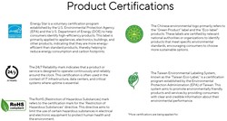 Certificaciones del producto (fuente: Asus)