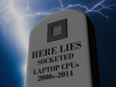 CPUs con zócalo para portátiles: La lápida de una era pasada (Fuente de la imagen: Propia)