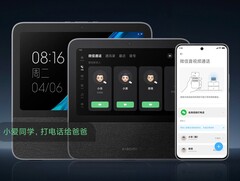 Xiaomi ha llevado las llamadas de WeChat a dos dispositivos con pantalla de inicio inteligente. (Fuente de la imagen: Xiaomi vía Weibo)