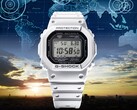 El G-Shock GW-5000HS-7 se presenta en un llamativo color blanco. (Fuente de la imagen: Casio)