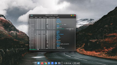 Escritorio de Br OS con una ventana de Terminal (Fuente de la imagen: Br OS)