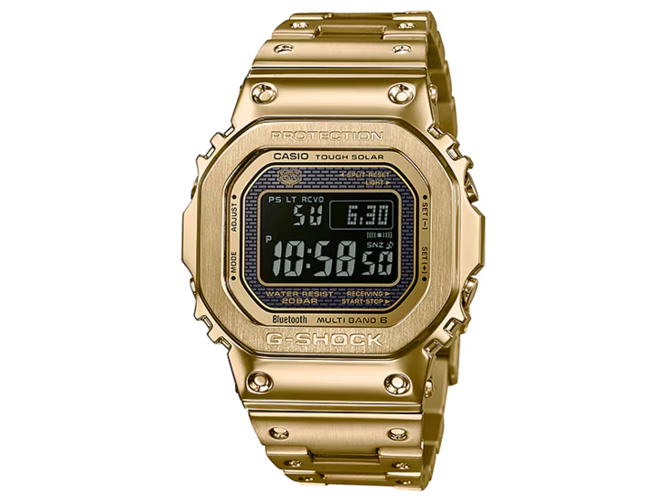 El rumoreado reloj anular Casio CRW-001 parece estar basado en el reloj GMW-B5000GD-9 (arriba). (Fuente de la imagen: Casio)