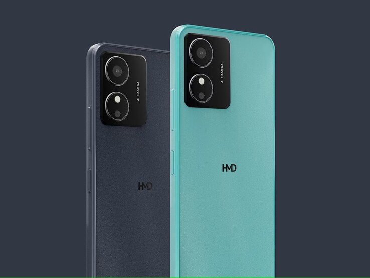 La HMD Key está disponible en colores negro medianoche y azul hielo (Fuente de la imagen: HMD)