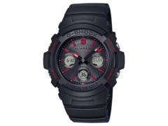 El reloj Casio G-Shock AWG-M100FP-1A4JR ya no está disponible en la tienda en línea de la marca. (Fuente de la imagen: Casio)