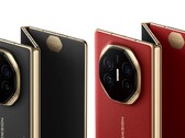 El Mate XT de Huawei, detallado en colores negro oscuro y 'Ruihong', tal y como se muestra en la página VMall de la compañía. (Fuente de la imagen: Huawei)