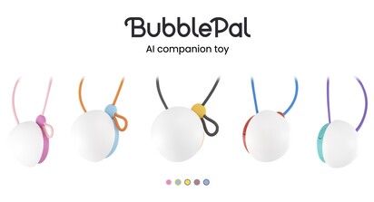 El BubblePal está disponible en 5 combinaciones de colores diferentes (Fuente de la imagen: Haivivi)