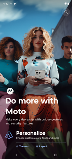 Motorola Moto G75 software