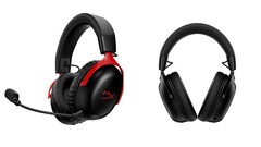 Los auriculares inalámbricos para juegos HyperX Cloud III S están disponibles en rojo y negro. (Fuente de la imagen: HyperX)