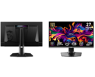 Los monitores para juegos MSI MPG 272URX QD-OLED y MPG 272QR QD-OLED X50 ofrecen frecuencias de refresco de 240Hz y 500Hz respectivamente. (Fuente de la imagen: MSI)