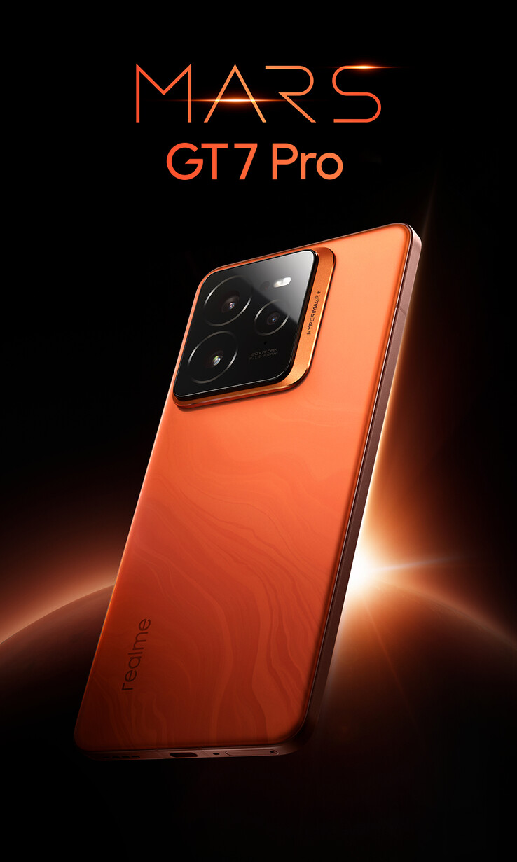 Realme GT7 Pro Mars Exploration Edition (Fuente de la imagen: Realme)