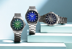 De izquierda a derecha, la Casio MTS-S100D-3AV, la MTS-S100D-2AV y la MTS-S100D-1AV. (Fuente de la imagen: Casio) 