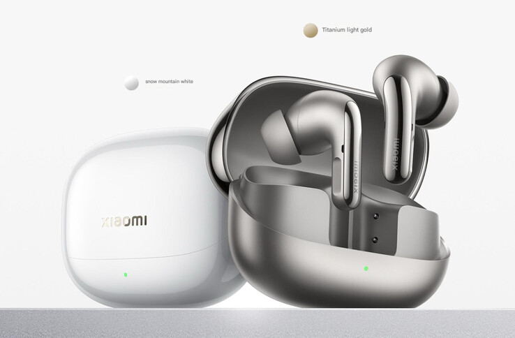 Los Xiaomi Buds 5 Pro normales están disponibles en dos colores a elegir. (Fuente de la imagen: Xiaomi)