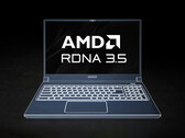 RDNA 3.5 podría estar en uso hasta 2029. En la imagen: Un render que muestra un portátil AMD para juegos. (Fuente de la imagen: AMD - editado)