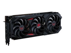 La PowerColor Red Devil AMD Radeon RX 9070 XT que aparece en la imagen incorpora 16 GB de memoria GDDR6. (Fuente de la imagen: PowerColor)