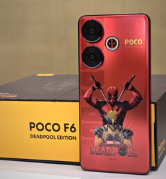 El POCO F6 Deadpool Edition llegará con un diseño distintivo. (Fuente de la imagen: @Himanshu_POCO)