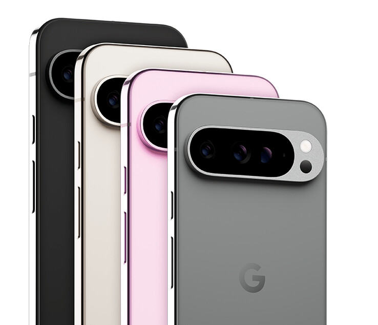 Los cuatro colores de lanzamiento reputados del Pixel 9 Pro XL. (Fuente de la imagen: Evan Blass)