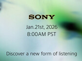 Al parecer, el teaser de Sony se refiere a los nuevos LinkBuds y no al próximo WF-1000X. (Fuente de la imagen: Sony - editado)