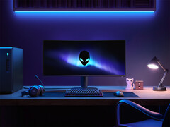 Alienware AW3225DM trae un panel QHD curvo con una frecuencia de actualización de 180 Hz (Fuente de la imagen: Dell)